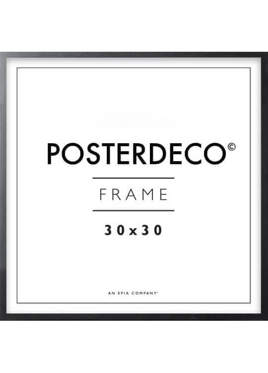 black-poster-frame-30x30-cm