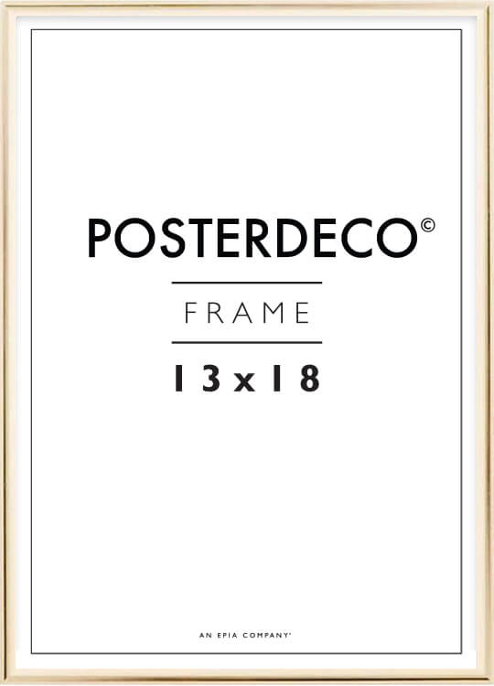 Gold Poster Frame 13x18cm