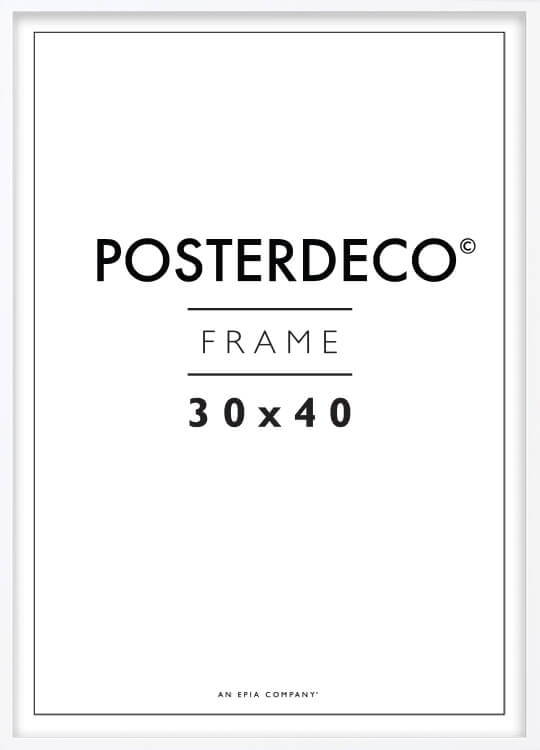 White Poster Frame 30x40cm